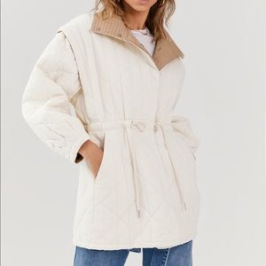 Something Navy NWT Daphne Quilted Jacket